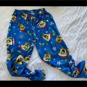 SPONGEBOB CHRISTMAS LOUNGE PANTS / PAJAMA PANTS